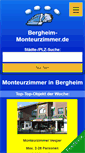Mobile Screenshot of bergheim-monteurzimmer.de